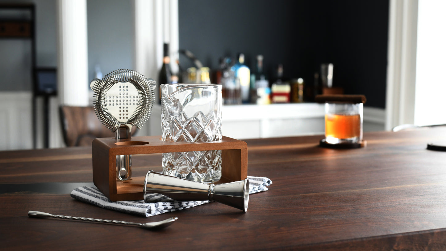 Bartender Crystal Glass Cocktail Stirring Kit