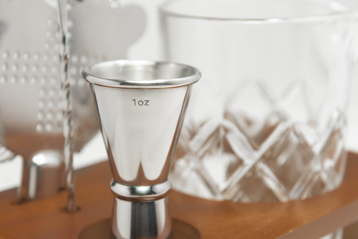 Bartender Crystal Glass Cocktail Stirring Kit
